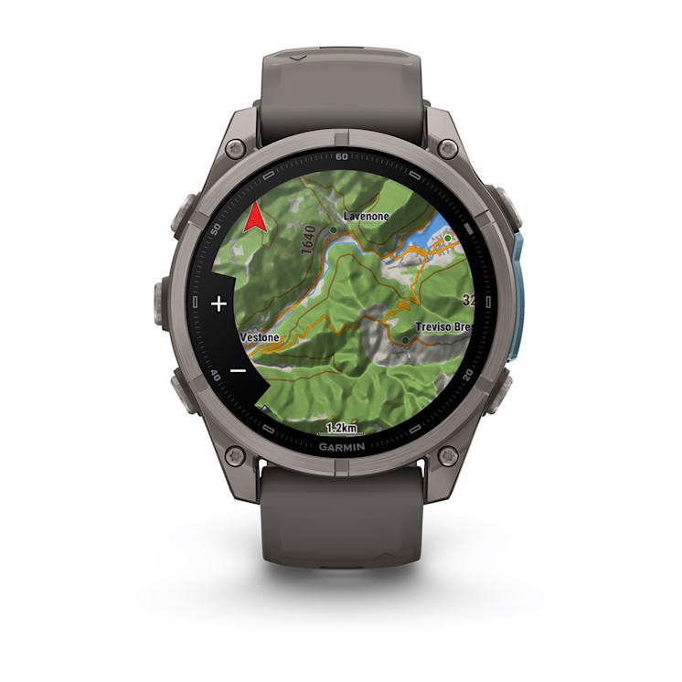 Garmin fēnix 9 3,56 cm (1.4") AMOLED 47 mm Digitale 454 x 454 Pixel Touch screen Titanio Wi-Fi GPS (satellitare)