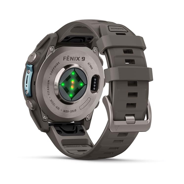 Garmin fēnix 9 3,56 cm (1.4") AMOLED 47 mm Digitale 454 x 454 Pixel Touch screen Titanio Wi-Fi GPS (satellitare)