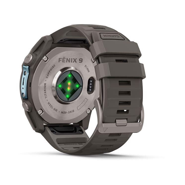 Garmin fēnix 9 3,56 cm (1.4") AMOLED 51 mm Digitale 454 x 454 Pixel Touch screen Titanio Wi-Fi GPS (satellitare)