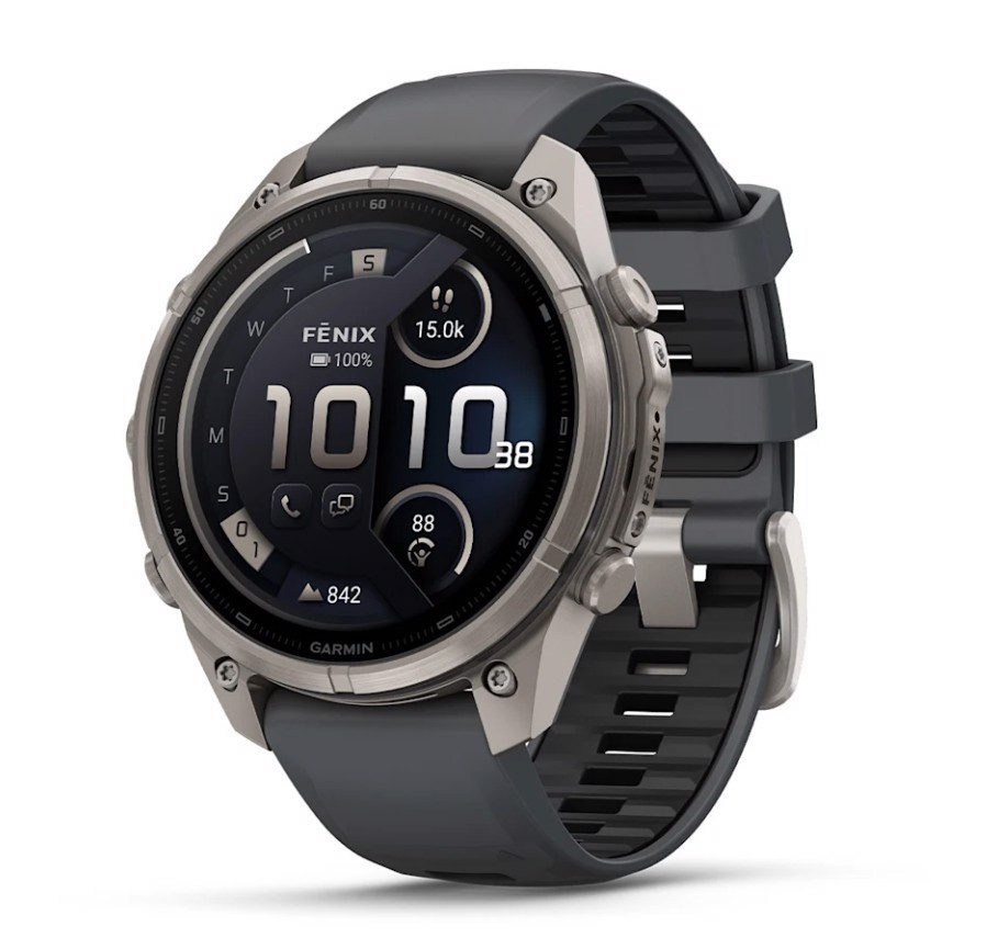Garmin fēnix 9 Pro 3,56 cm (1.4") AMOLED 47 mm Digitale 454 x 454 Pixel Touch screen Titanio Wi-Fi GPS (satellitare)