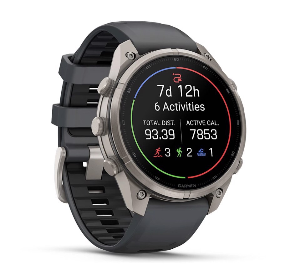 Garmin fēnix 9 Pro 3,56 cm (1.4") AMOLED 47 mm Digitale 454 x 454 Pixel Touch screen Titanio Wi-Fi GPS (satellitare)