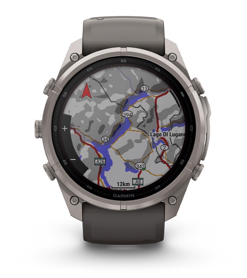 Garmin fēnix 9 Pro 3,81 cm (1.5") AMOLED 51 mm Digitale 466 x 466 Pixel Touch screen Titanio Wi-Fi GPS (satellitare)