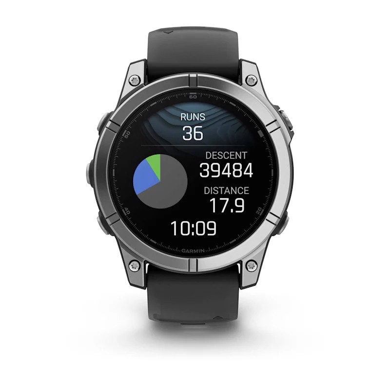 Garmin Fenix E 3,3 cm (1.3") AMOLED 47 mm Digitale 416 x 416 Pixel Touch screen Acciaio inox Wi-Fi GPS (satellitare)