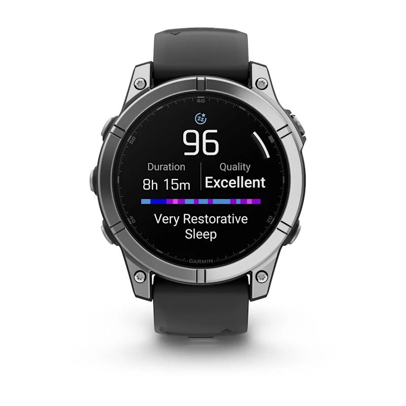Garmin Fenix E 3,3 cm (1.3") AMOLED 47 mm Digitale 416 x 416 Pixel Touch screen Acciaio inox Wi-Fi GPS (satellitare)