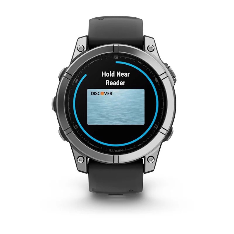 Garmin Fenix E 3,3 cm (1.3") AMOLED 47 mm Digitale 416 x 416 Pixel Touch screen Acciaio inox Wi-Fi GPS (satellitare)