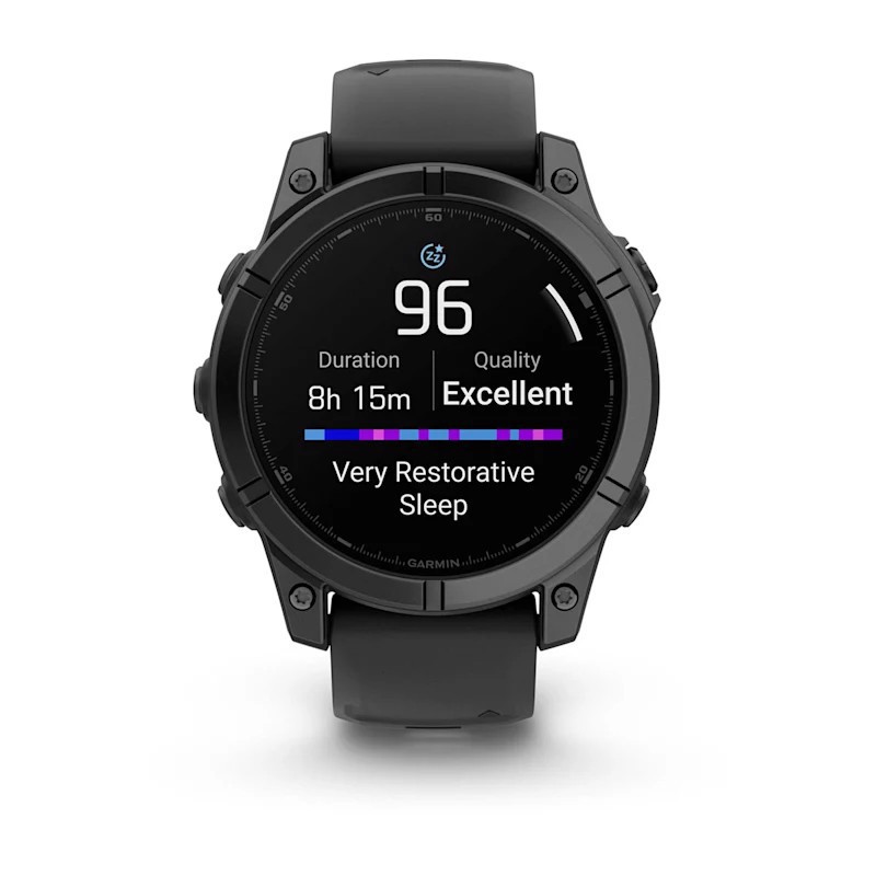 Garmin Fenix E 3,3 cm (1.3") AMOLED 47 mm Digitale 416 x 416 Pixel Touch screen Nero Wi-Fi GPS (satellitare)