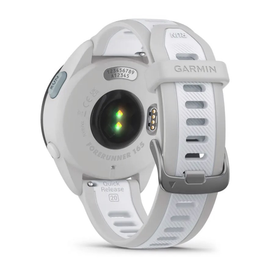 Garmin Forerunner 165 3,05 cm (1.2") AMOLED 43 mm Digitale 390 x 390 Pixel Touch screen Grigio GPS (satellitare)