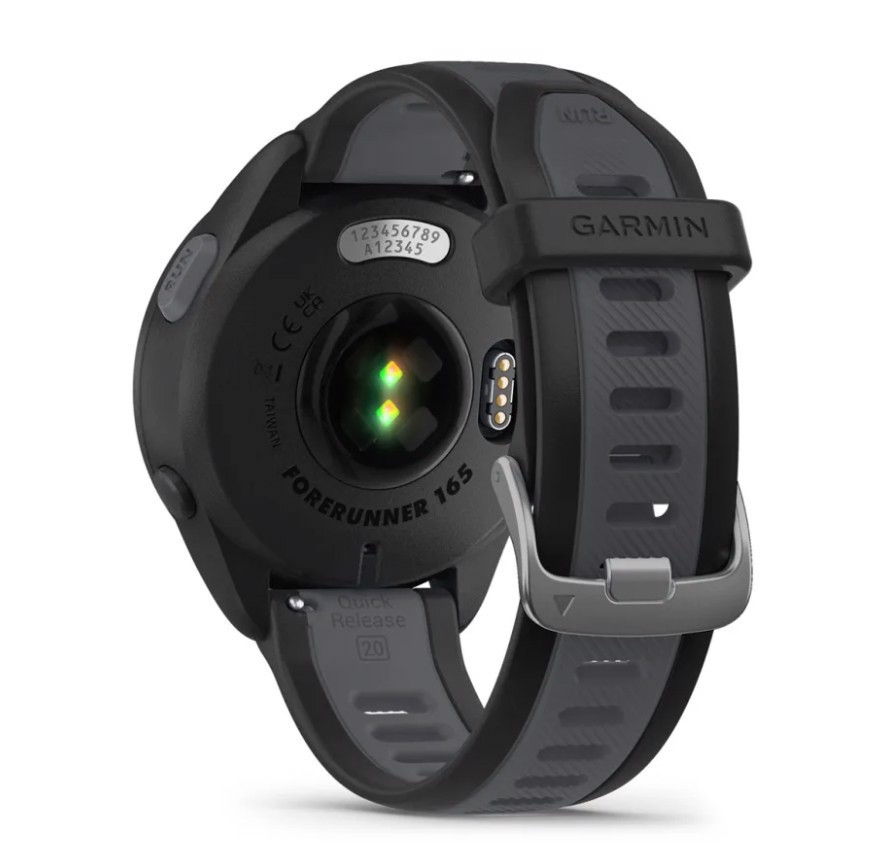 Garmin Forerunner 165 3,05 cm (1.2") AMOLED 43 mm Digitale 390 x 390 Pixel Touch screen Nero GPS (satellitare)