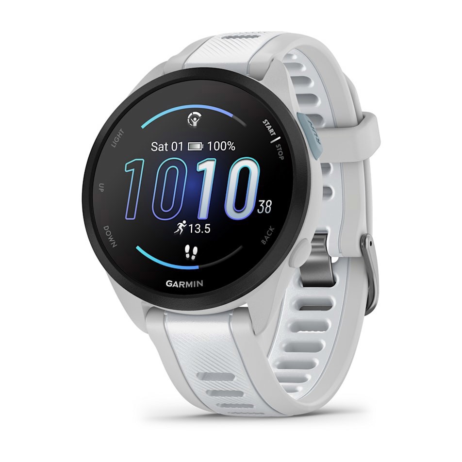 Garmin Forerunner 165 Music 3,05 cm (1.2") AMOLED 43 mm Digitale 390 x 390 Pixel Touch screen Grigio GPS (satellitare)