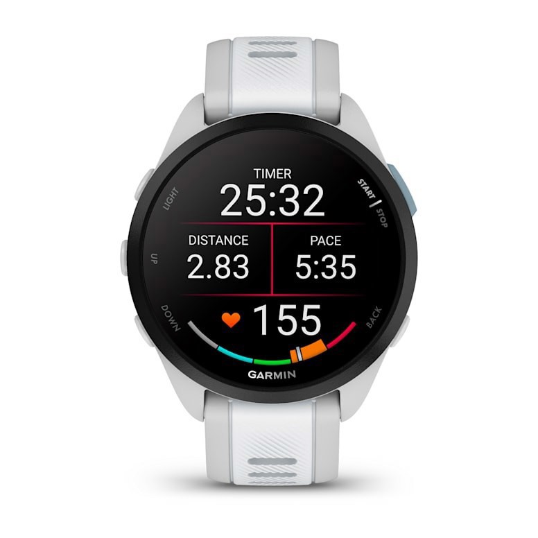 Garmin Forerunner 165 Music 3,05 cm (1.2") AMOLED 43 mm Digitale 390 x 390 Pixel Touch screen Grigio GPS (satellitare)