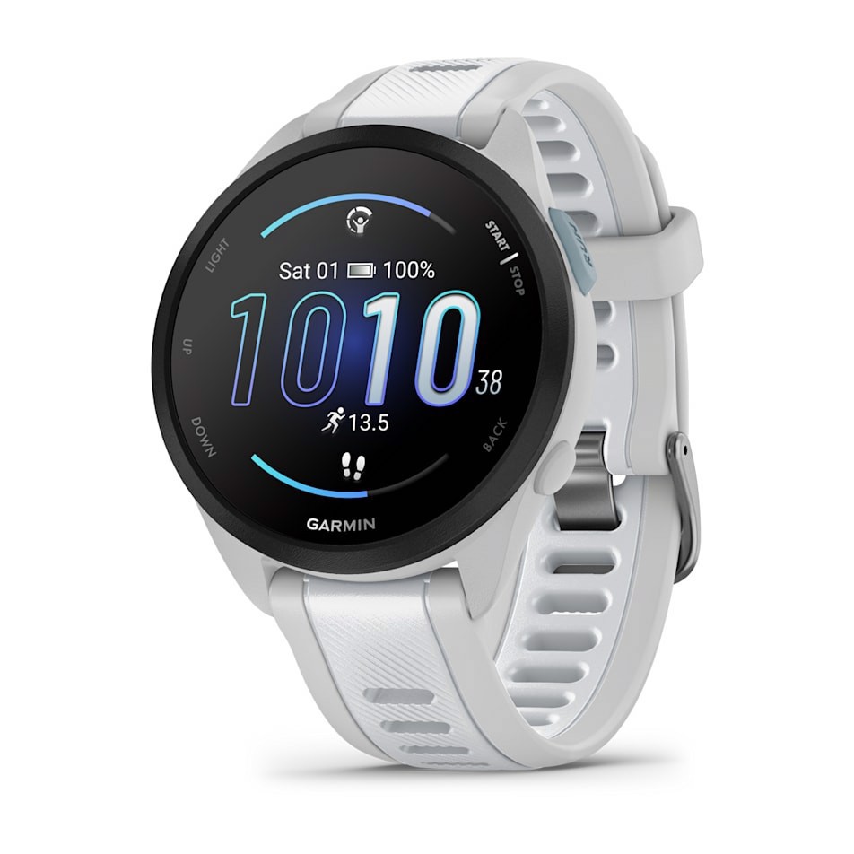Garmin Forerunner 165 Music 3,05 cm (1.2") AMOLED 43 mm Digitale 390 x 390 Pixel Touch screen Grigio GPS (satellitare)