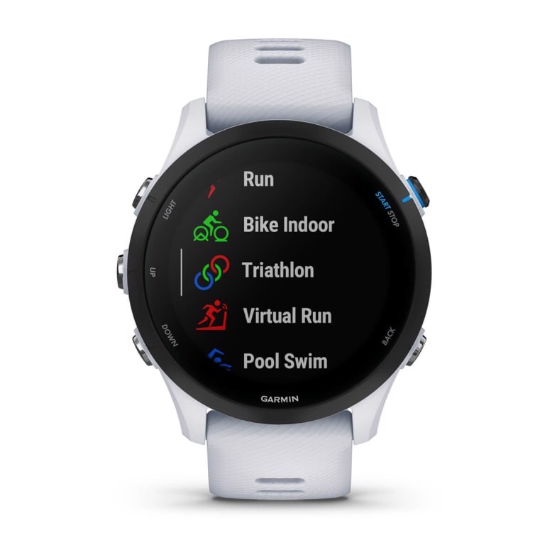 Garmin Forerunner 255 Music 3,3 cm (1.3") MIP 46 mm Digitale 260 x 260 Pixel Touch screen Bianco Wi-Fi GPS (satellitare) - EX DEMO prodotto nuovo con imballo aperto