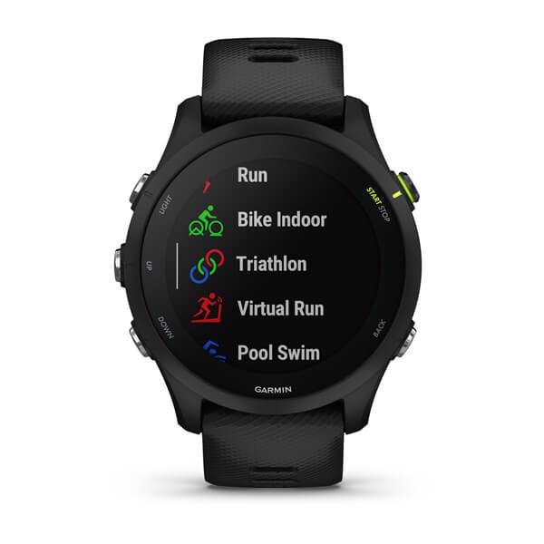 Garmin Forerunner 255 Music 3,3 cm (1.3") MIP 46 mm Digitale 260 x 260 Pixel Touch screen Nero Wi-Fi GPS (satellitare) - EX DEMO prodotto nuovo con imballo aperto
