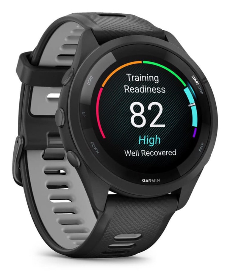 Garmin Forerunner 265 3,3 cm (1.3") AMOLED 46 mm Digitale 416 x 416 Pixel Touch screen Nero Wi-Fi GPS (satellitare)
