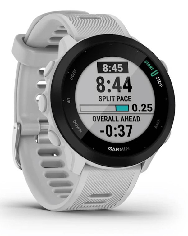 Garmin Forerunner 55 2,64 cm (1.04") MIP 42 mm Digitale 208 x 208 Pixel Bianco GPS (satellitare)