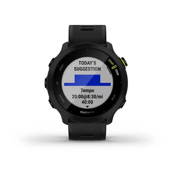 Garmin Forerunner 55 2,64 cm (1.04") MIP 42 mm Digitale 208 x 208 Pixel Nero GPS (satellitare)