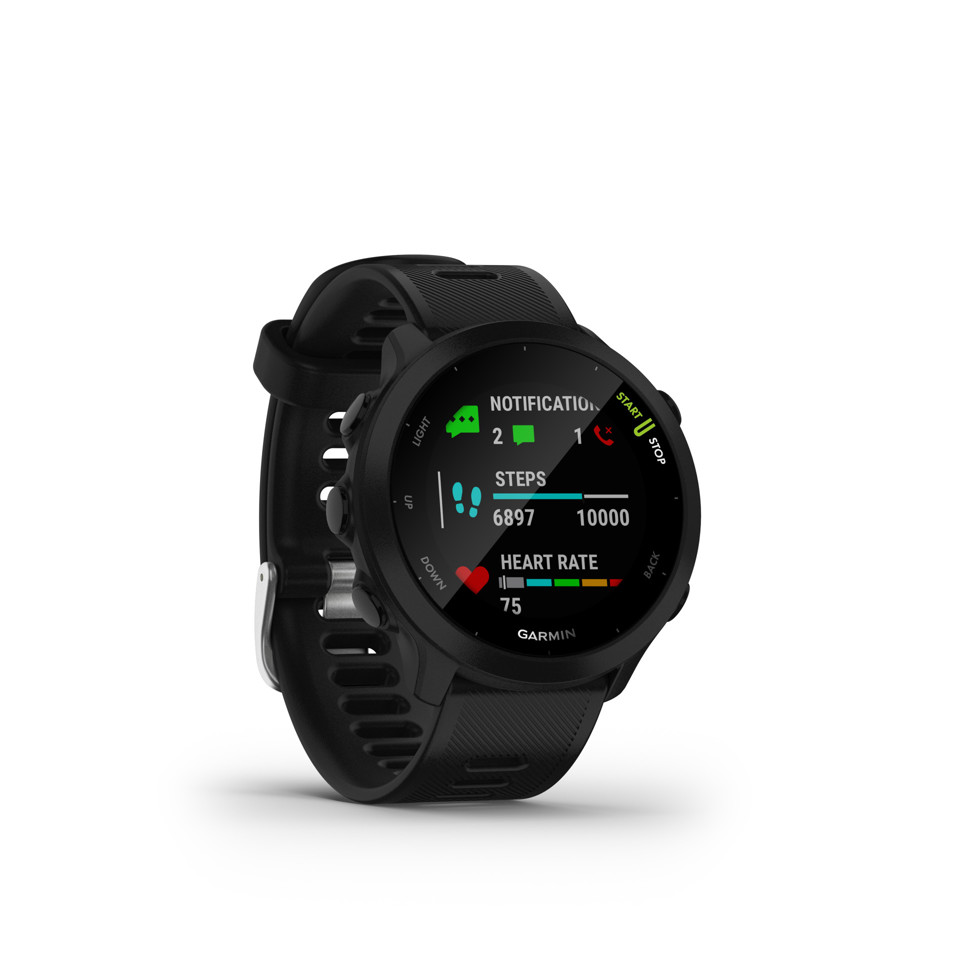 Garmin Forerunner 55 orologio sportivo Touch screen Bluetooth 208 x 208 Pixel Nero