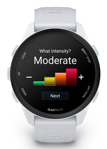Garmin Forerunner 70 3,05 cm (1.2") AMOLED 30 mm Digitale 390 x 390 Pixel Touch screen Bianco GPS (satellitare)