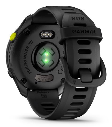 Garmin Forerunner 70 3,05 cm (1.2") AMOLED 30 mm Digitale 390 x 390 Pixel Touch screen Nero GPS (satellitare)