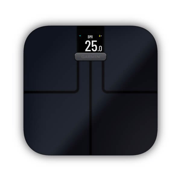 Garmin Index S2 Rettangolo Nero Bilancia pesapersone elettronica