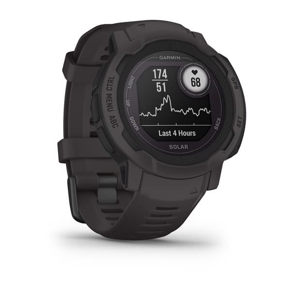 Garmin Instinct 2 Solar 2,29 cm (0.9") 45 mm MIP Grafite GPS (satellitare) - EX DEMO prodotto nuovo con imballo aperto