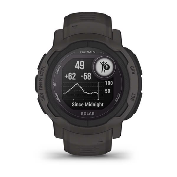 Garmin Instinct 2 Solar 2,29 cm (0.9") 45 mm MIP Grafite GPS (satellitare) - EX DEMO prodotto nuovo con imballo aperto