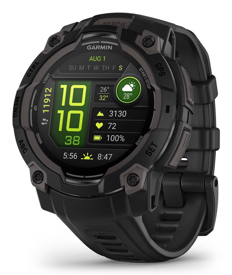 Garmin Instinct 3 AMOLED 3,05 cm (1.2") 45 mm Digitale 390 x 390 Pixel Touch screen Nero GPS (satellitare)