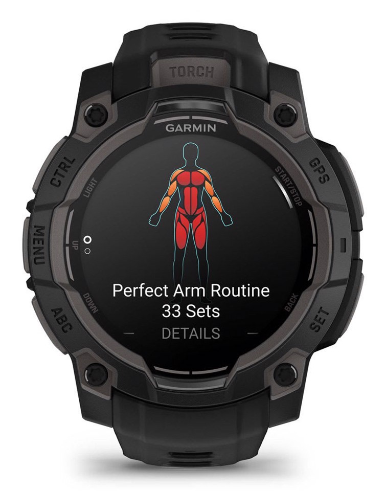 Garmin Instinct 3 AMOLED 3,05 cm (1.2") 45 mm Digitale 390 x 390 Pixel Touch screen Nero GPS (satellitare)