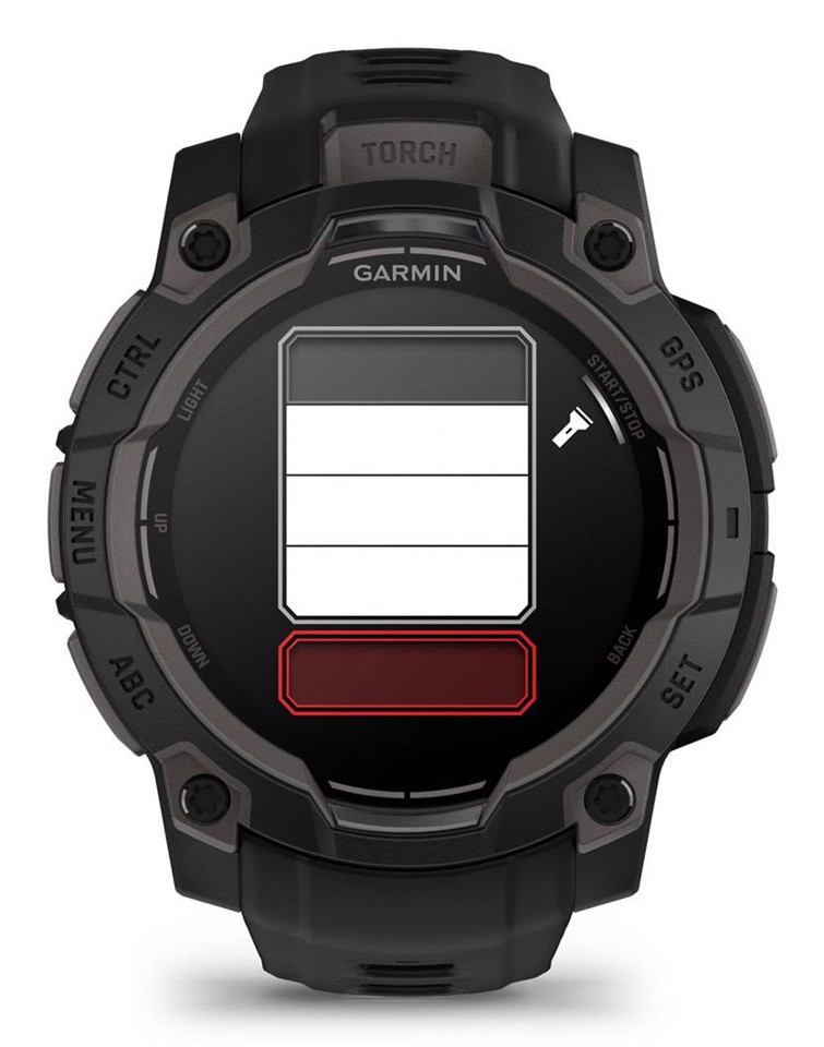 Garmin Instinct 3 AMOLED 3,05 cm (1.2") 45 mm Digitale 390 x 390 Pixel Touch screen Nero GPS (satellitare)