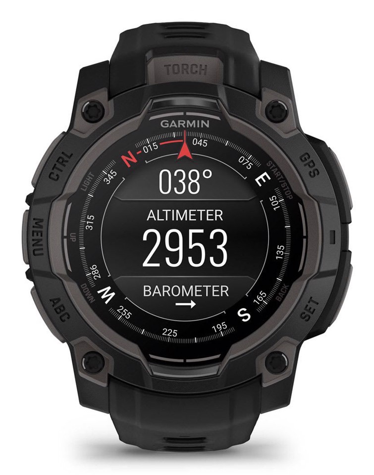 Garmin Instinct 3 AMOLED 3,05 cm (1.2") 45 mm Digitale 390 x 390 Pixel Touch screen Nero GPS (satellitare)