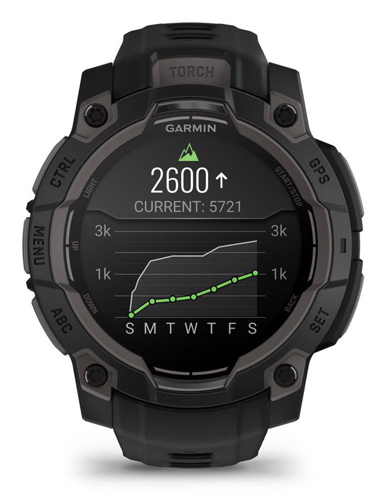 Garmin Instinct 3 AMOLED 3,05 cm (1.2") 45 mm Digitale 390 x 390 Pixel Touch screen Nero GPS (satellitare)