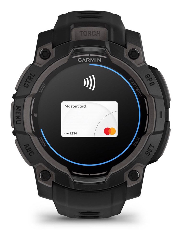 Garmin Instinct 3 AMOLED 3,05 cm (1.2") 45 mm Digitale 390 x 390 Pixel Touch screen Nero GPS (satellitare)