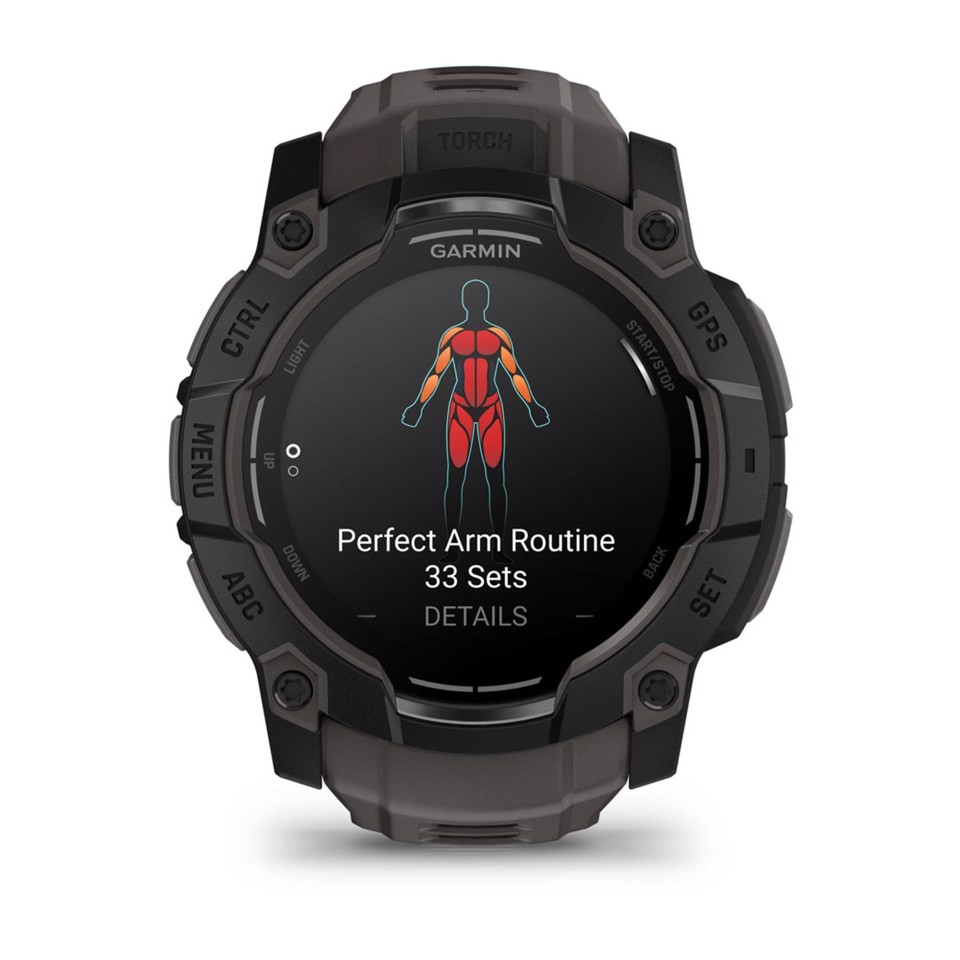 Garmin Instinct 3 AMOLED 3,3 cm (1.3") 50 mm Digitale 416 x 416 Pixel Touch screen Nero GPS (satellitare)