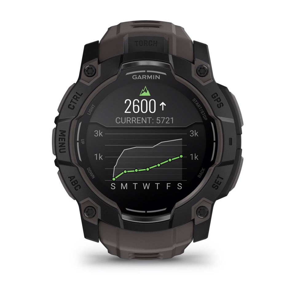 Garmin Instinct 3 AMOLED 3,3 cm (1.3") 50 mm Digitale 416 x 416 Pixel Touch screen Nero GPS (satellitare)