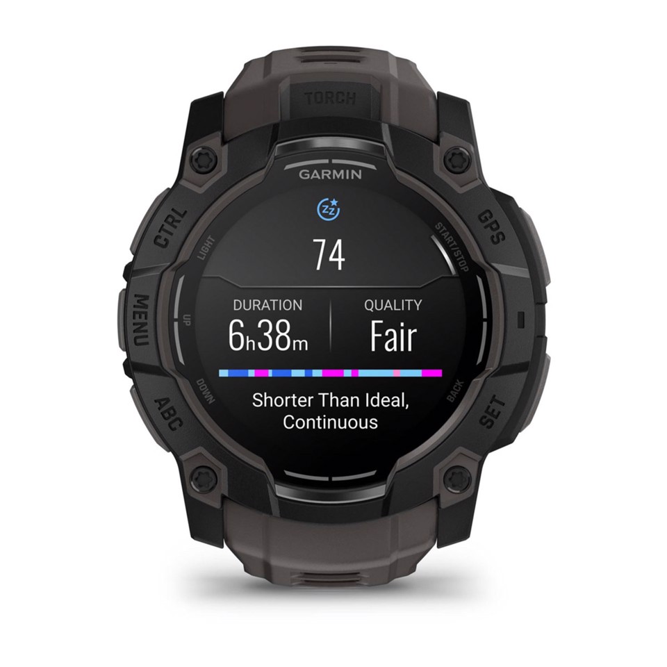 Garmin Instinct 3 AMOLED 3,3 cm (1.3") 50 mm Digitale 416 x 416 Pixel Touch screen Nero GPS (satellitare)