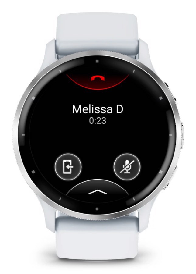 Garmin Venu 3 3,56 cm (1.4") AMOLED 45 mm Digitale 454 x 454 Pixel Touch screen Argento, Bianco Wi-Fi GPS (satellitare)