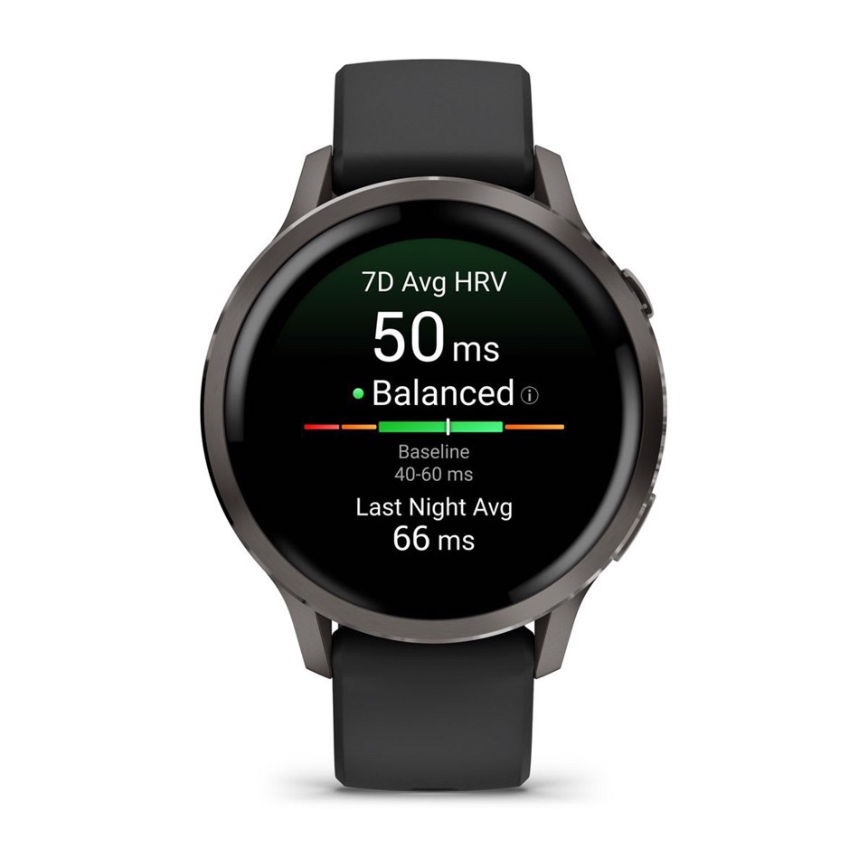 Garmin Venu 4 3,05 cm (1.2") AMOLED 41 mm Digitale 390 x 390 Pixel Touch screen Nero Wi-Fi GPS (satellitare)