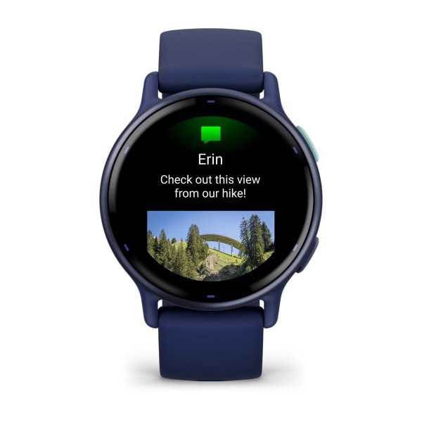 Garmin Vivoactive 5 3,05 cm (1.2") AMOLED 42 mm Digitale 390 x 390 Pixel Touch screen Blu Wi-Fi GPS (satellitare)