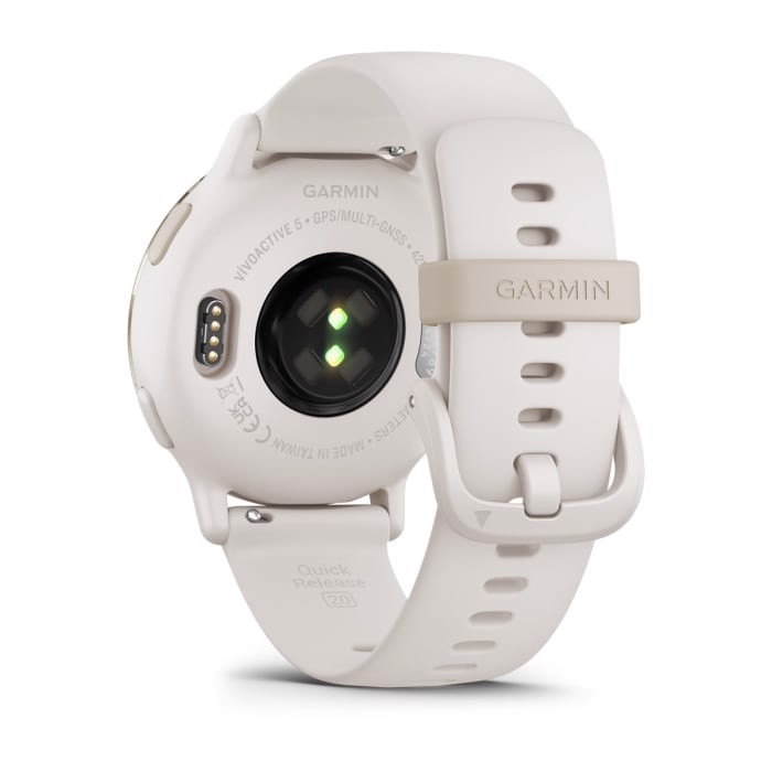 Garmin Vivoactive 5 3,05 cm (1.2") AMOLED Digitale 390 x 390 Pixel Touch screen Bianco Wi-Fi GPS (satellitare)