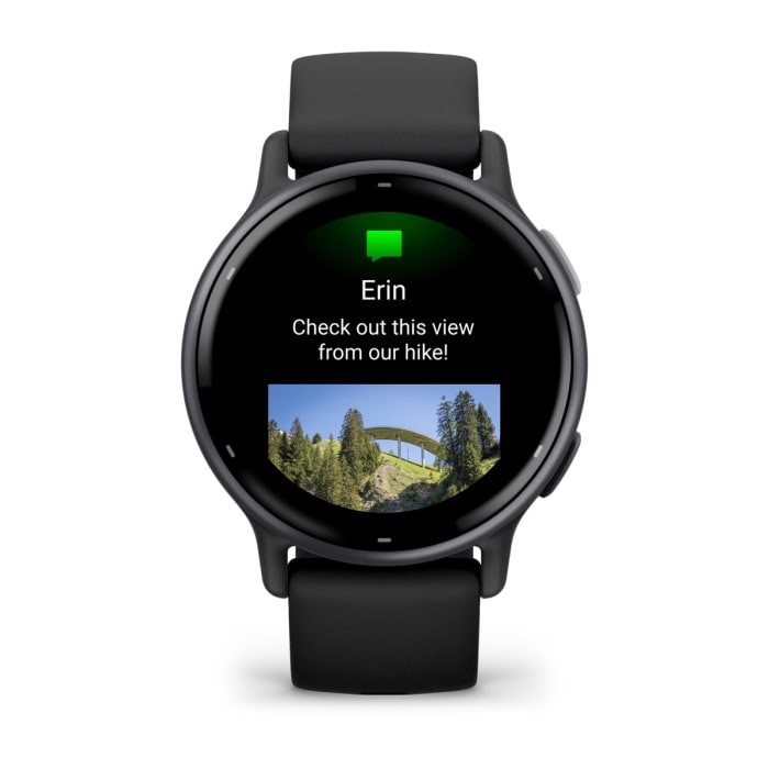 Garmin Vivoactive 5 3,05 cm (1.2") AMOLED Digitale 390 x 390 Pixel Touch screen Nero Wi-Fi GPS (satellitare)