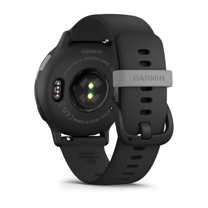 Garmin Vivoactive 5 3,05 cm (1.2") AMOLED Digitale 390 x 390 Pixel Touch screen Nero Wi-Fi GPS (satellitare)
