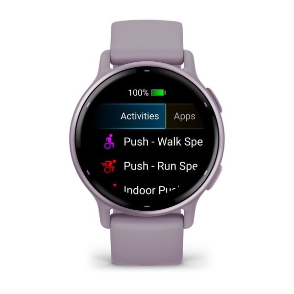 Garmin Vivoactive 5 3,05 cm (1.2") AMOLED Digitale 390 x 390 Pixel Touch screen Viola Wi-Fi GPS (satellitare)