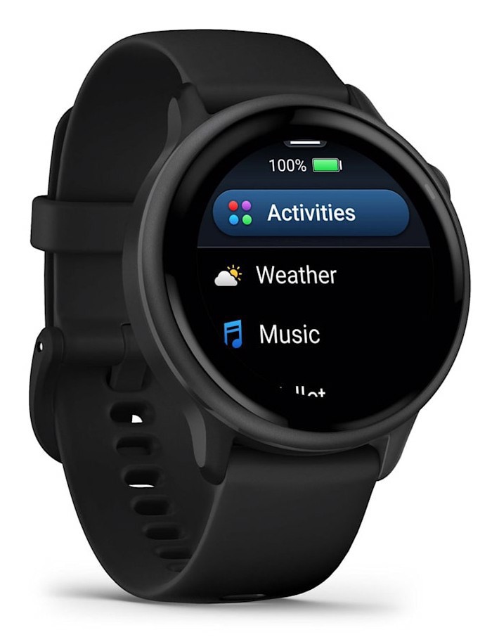 Garmin vívoactive 6 3,05 cm (1.2") AMOLED 42 mm Digitale 390 x 390 Pixel Touch screen Nero Wi-Fi GPS (satellitare)