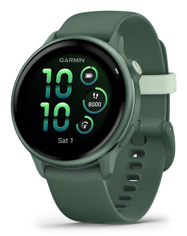 Garmin vívoactive 6 3,05 cm (1.2") AMOLED 42 mm Digitale 390 x 390 Pixel Touch screen Verde Wi-Fi GPS (satellitare)