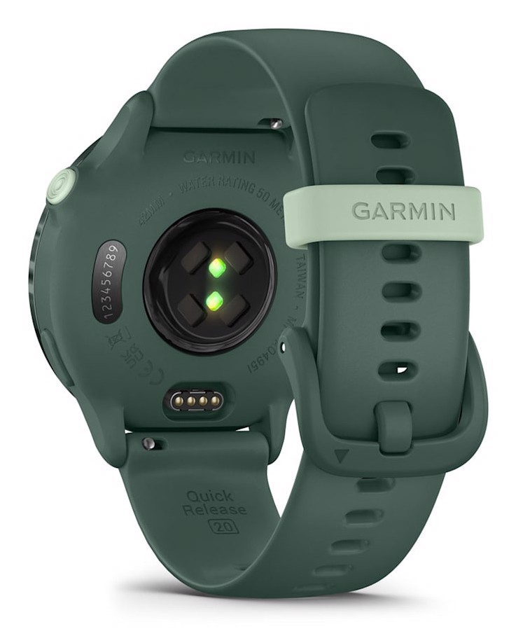 Garmin vívoactive 6 3,05 cm (1.2") AMOLED 42 mm Digitale 390 x 390 Pixel Touch screen Verde Wi-Fi GPS (satellitare)