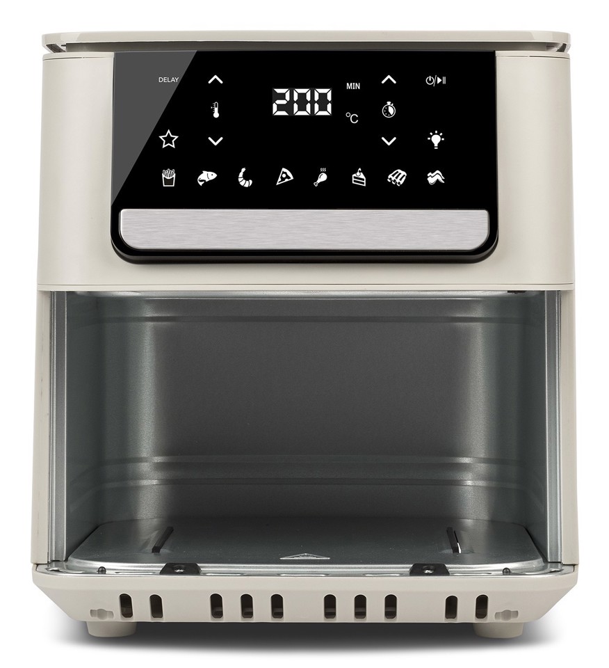 Girmi Ecofrit Crisp Singolo 6,5 L Indipendente 1700 W Friggitrice ad aria calda Beige, Nero