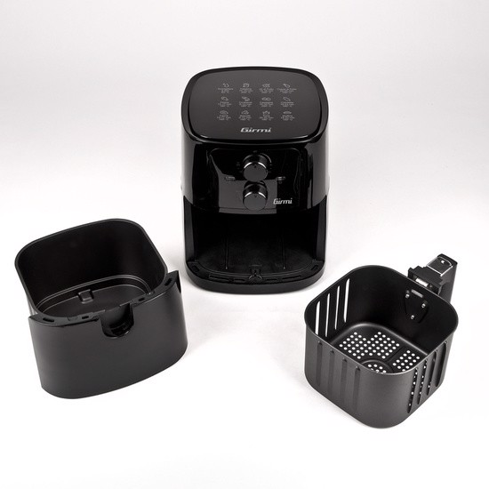 Girmi EcoFrit Singolo 5 L Indipendente 1400 W Friggitrice ad aria calda Nero