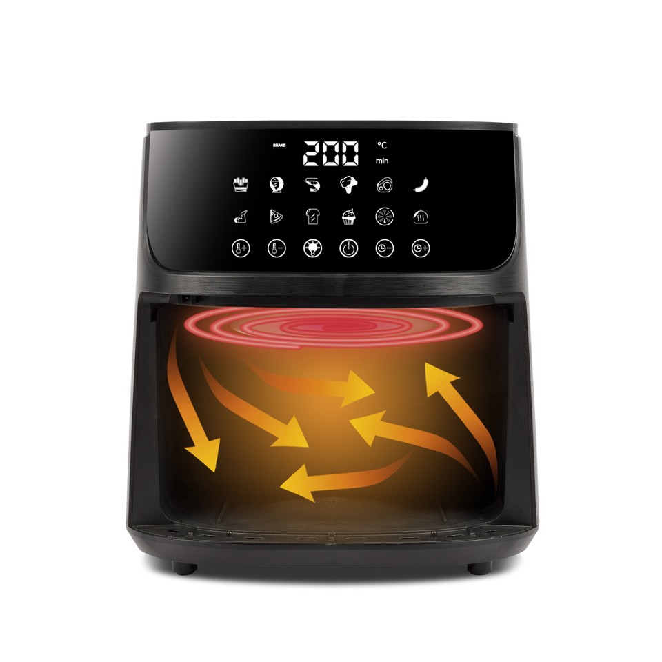 Girmi FG7800 friggitrice Singolo 6 L Indipendente 1500 W Friggitrice ad aria calda Nero