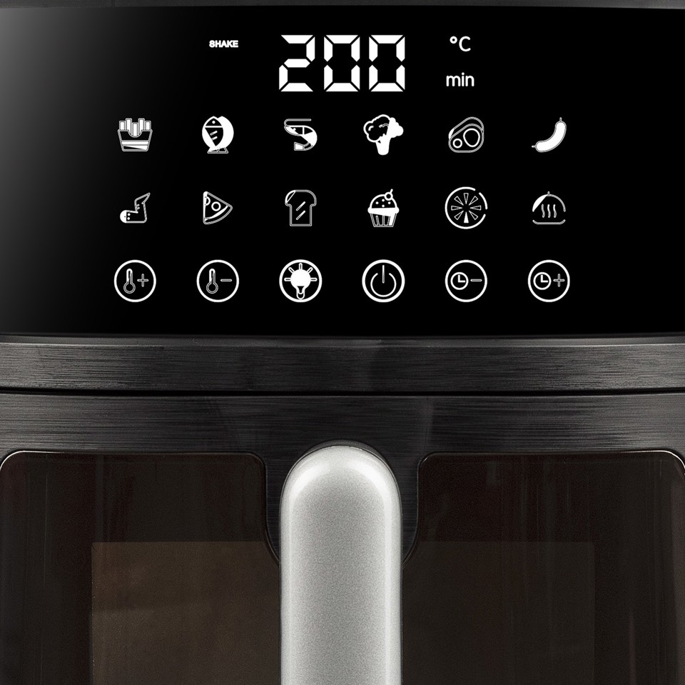 Girmi FG7800 friggitrice Singolo 6 L Indipendente 1500 W Friggitrice ad aria calda Nero