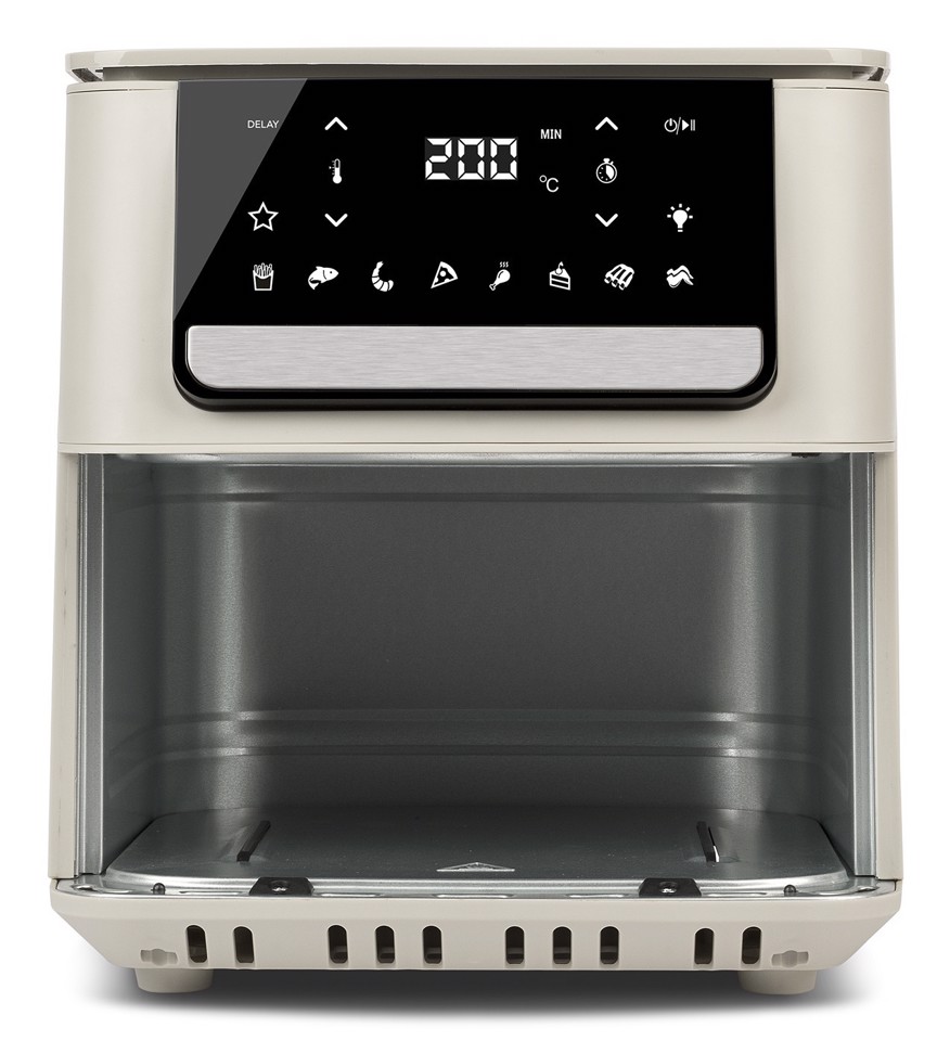 Girmi Friggitrice ad Aria 1700W 6,5 Litri con finestra Digitale e con Ricettario ECOFRIT CRISP INCANTO